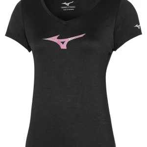 T-shirt running MIZUNO Donna J2GA2707 IMPULSE CORE Nero