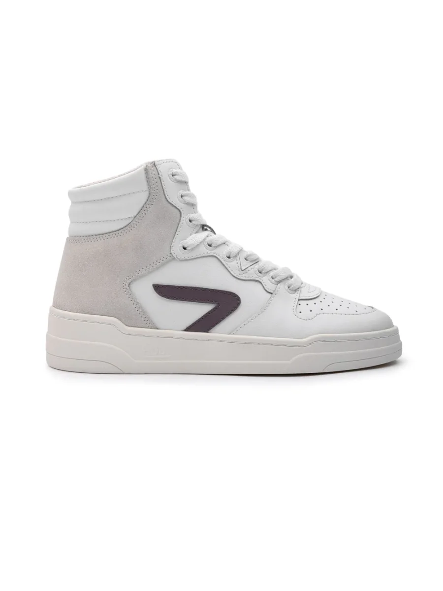 Sneakers Alte Donna COURT-Z HIGH Bianco baffo scuro - immagine 2