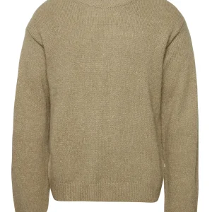 Maglione Uomo Beige a girocollo