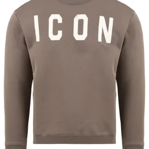 Felpa logo grande ICON Uomo - Grigio
