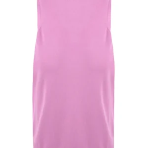 Canotta Donna a girocollo rosa