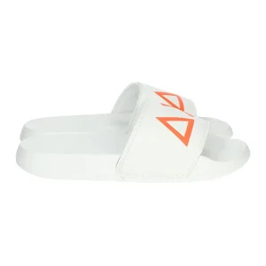 Ciabatta SUN68 Uomo BZX34103 SLIPPERS LOGO Bianco