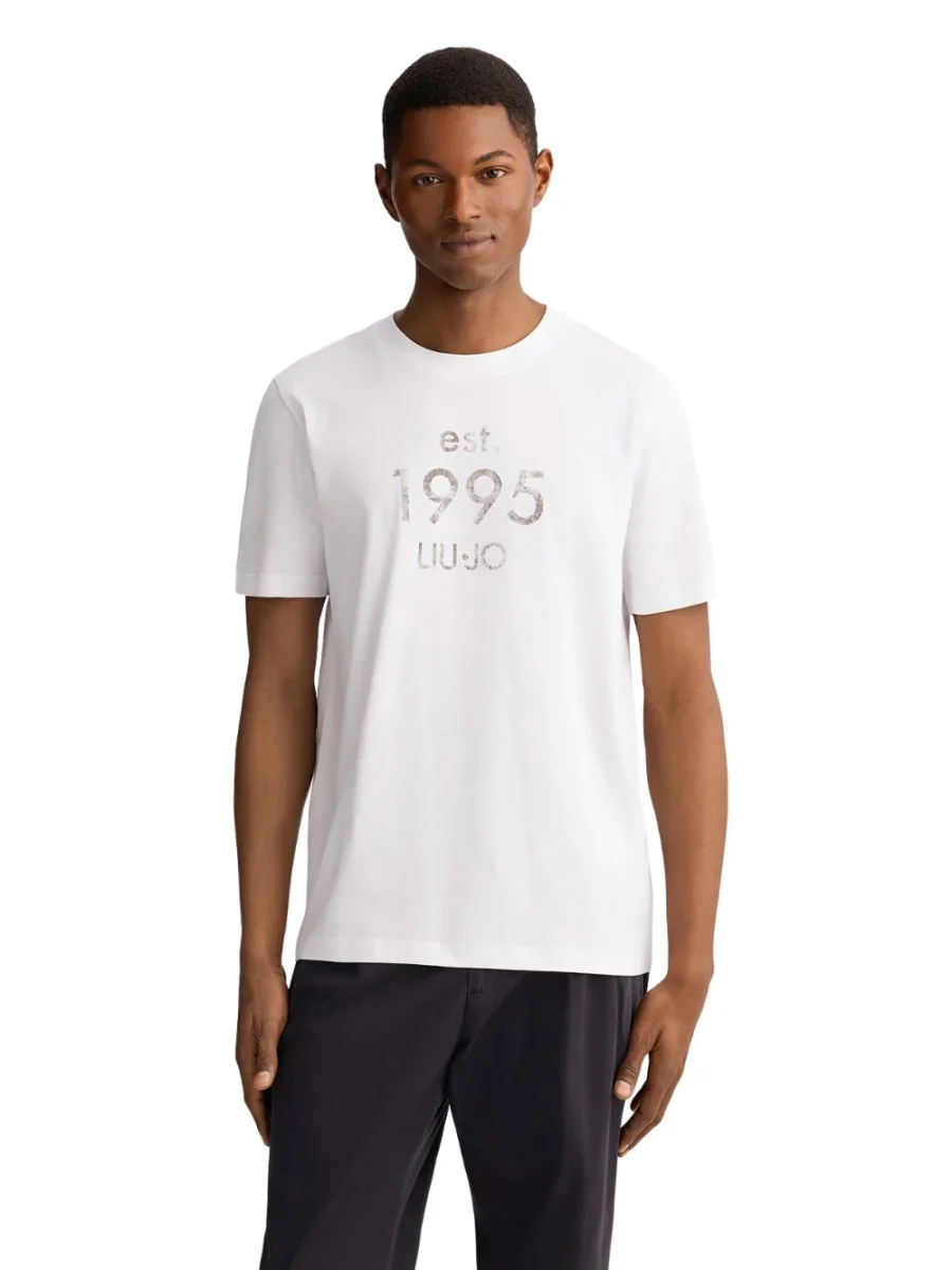 T-shirt Basic LIU JO Uomo - Bianco - immagine 3