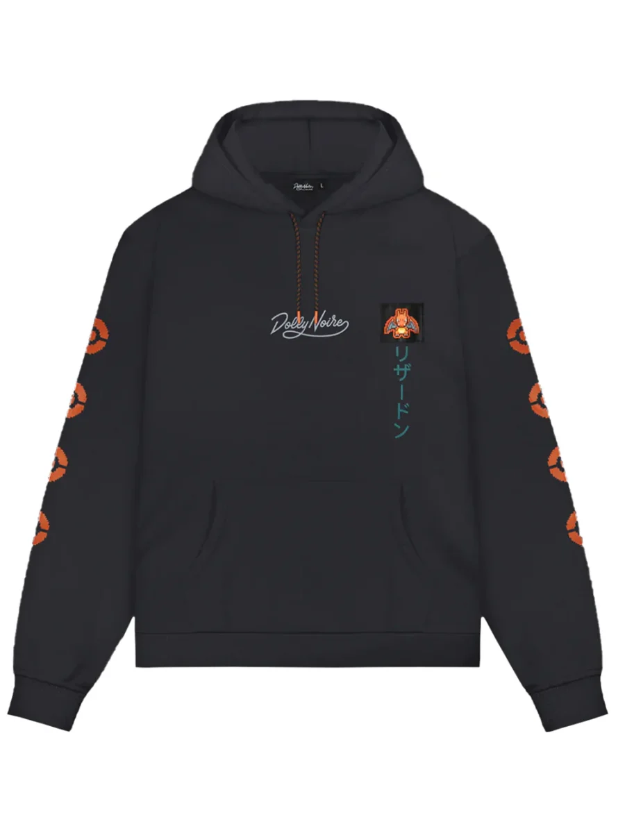 Felpa Charizard Evolution DOLLY NOIRE Uomo - Grigio