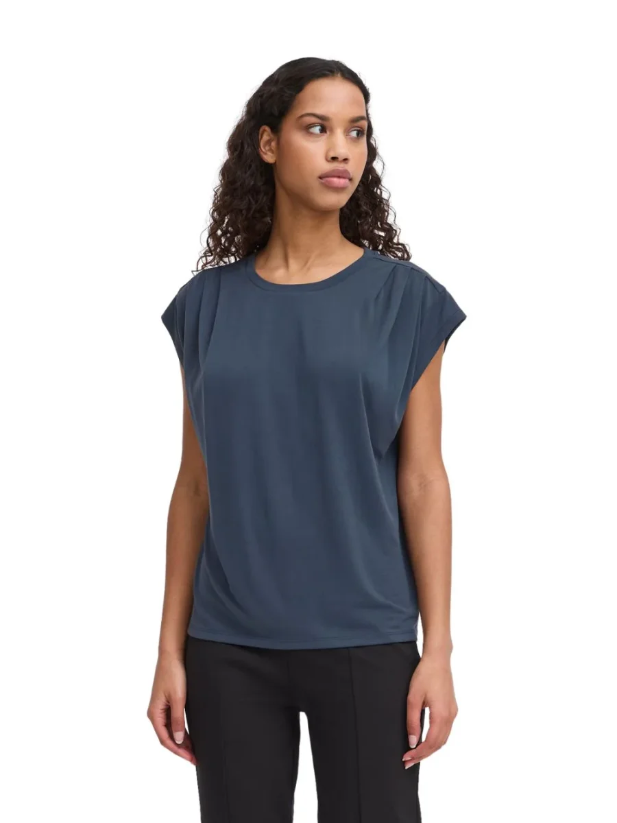 T-shirt IHLISKEN ICHI Donna - Blue - immagine 3
